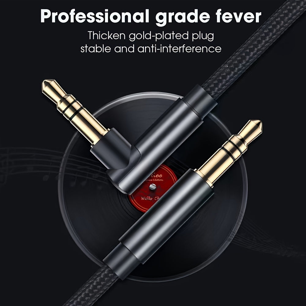 3.5mm Auxiliary Audio Cable for Headphones Car Speakers MP3/4 High-Resolution