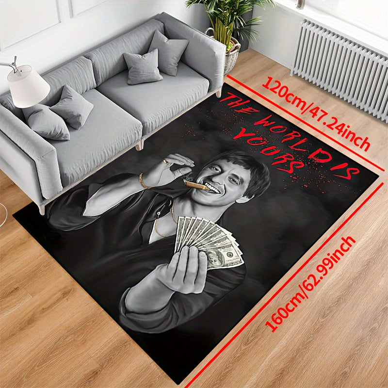 Mashina bilan yuviladigan polyester soha mato, qorong‘u kulrang, sirpanmaydigan, ichki pol mato