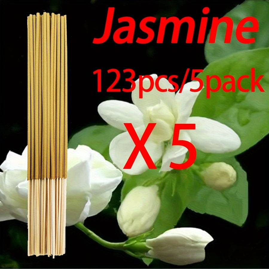 24-Pack Handmade Bamboo Incense Sticks 22cm with 7 Aromatic Scents for Home Use