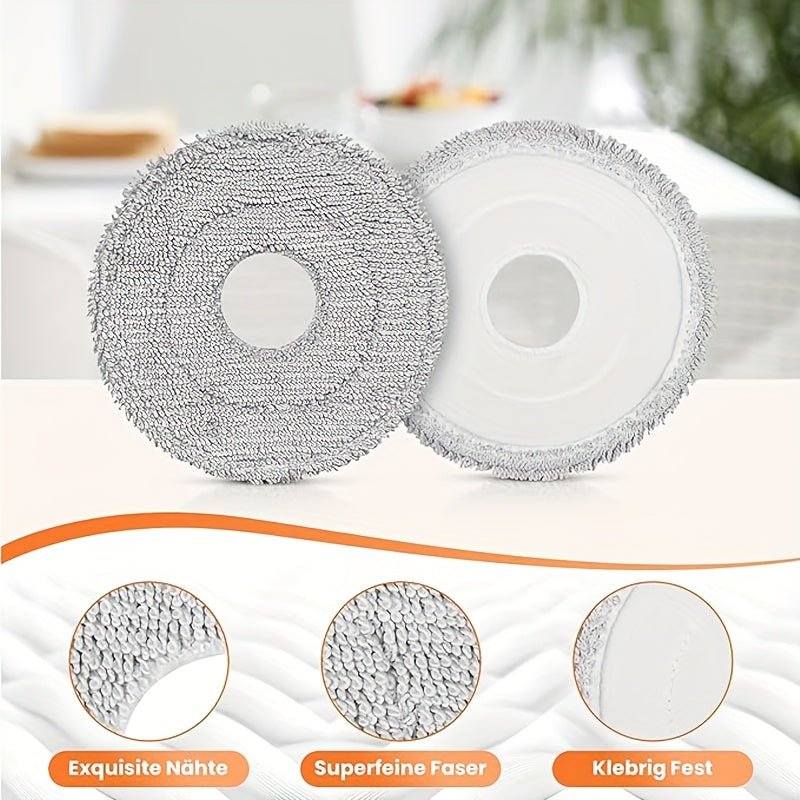 Replacement Dust Bags and Mop Cloths for Robotic Vacuum Cleaners