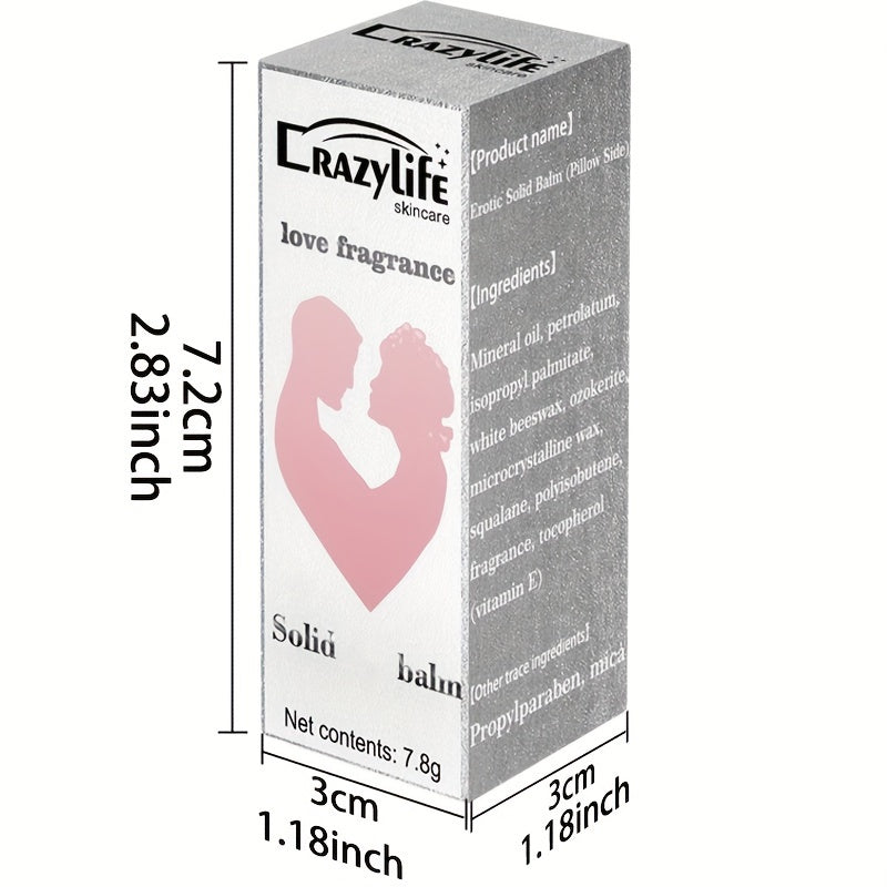 Unisex Floral Scent Solid Perfume Balm with Plant Squalane for Daily Wear and Gifts