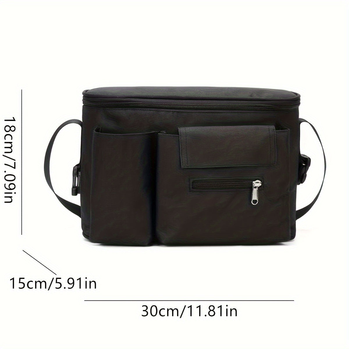 Durable Polyester Stroller Organizer with Large Capacity and Multiple Pockets