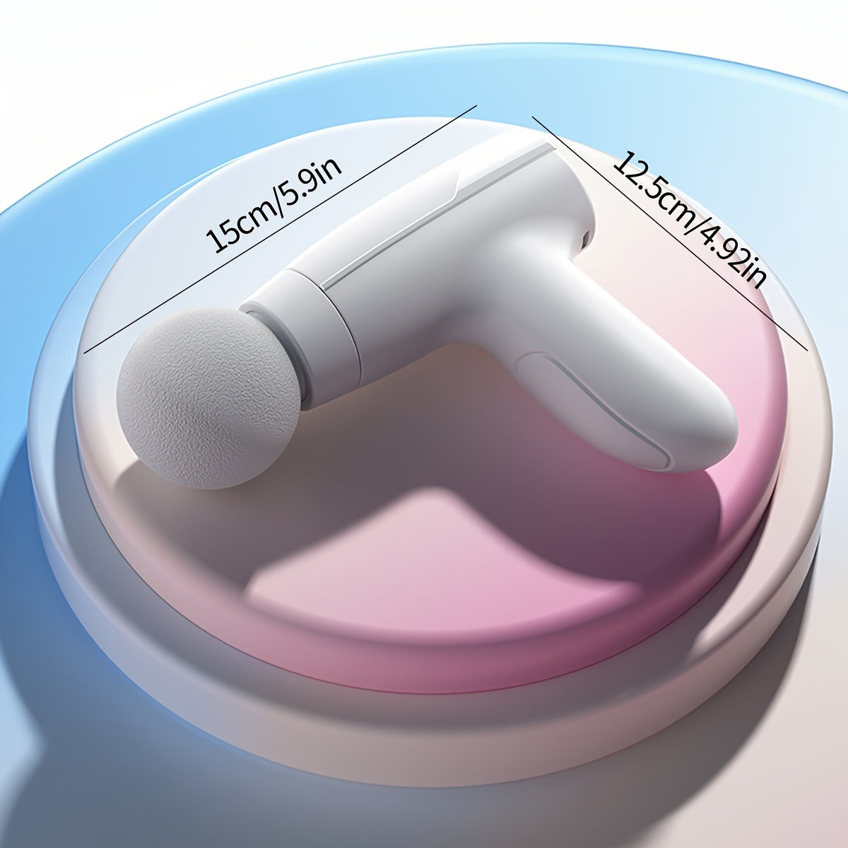 Kichik Mini Fascia Qurollari, portativ, jim ishlash, uzoq muddatli batareya va mushak og'rig'ini kamaytirish uchun mo'ljallangan. Sport va ofisda foydalanish uchun mukammal, Oq, Yashil, Pushti ranglarda mavjud.