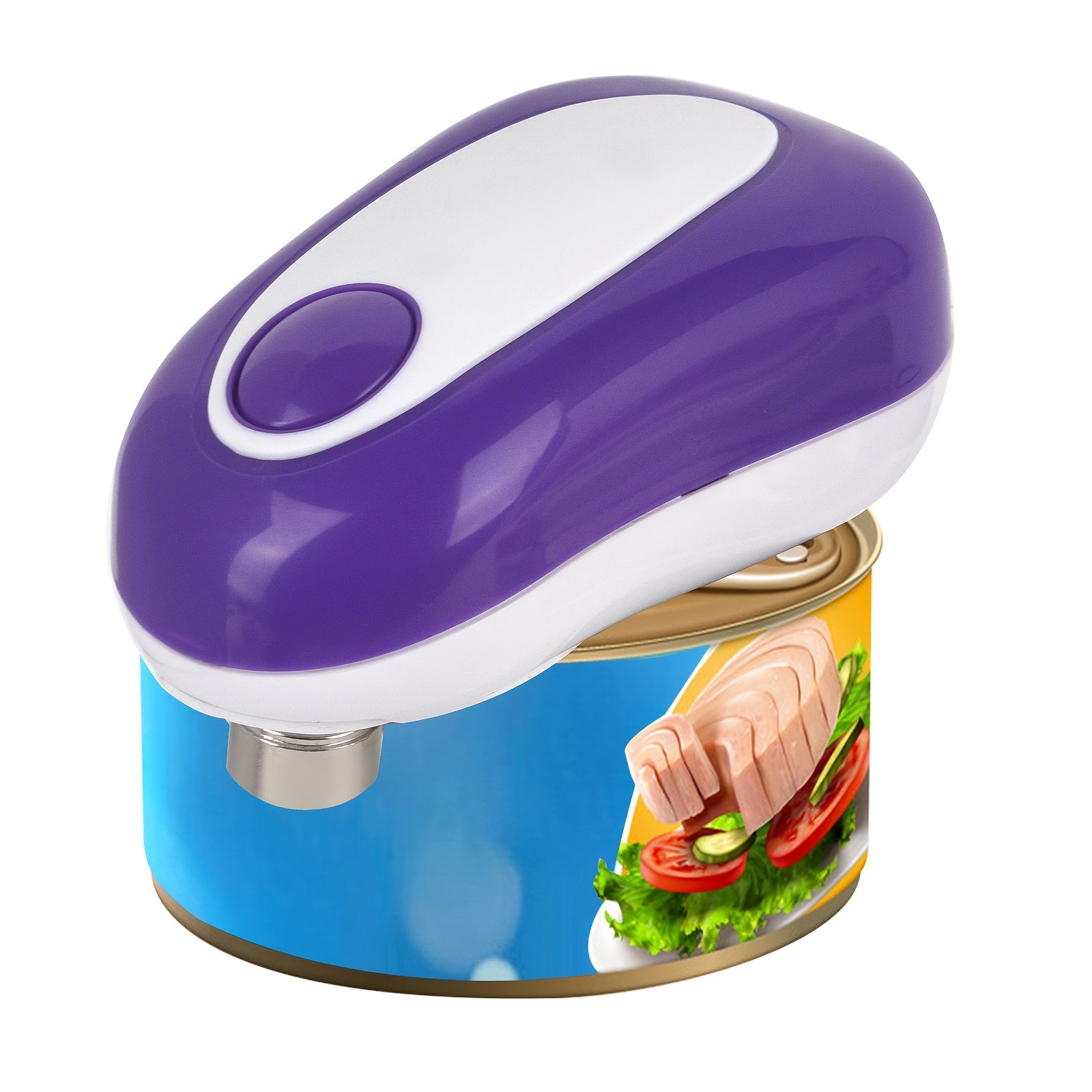 Electric Can Opener Battery-Powered Safety Gadget Kitchen Plastic 36V