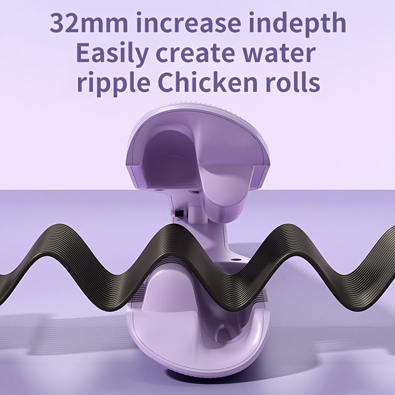 Cepillo alisador con calor de 32 mm, barril grande, iones negativos, cerámica, uso en húmedo y seco, enchufe europeo