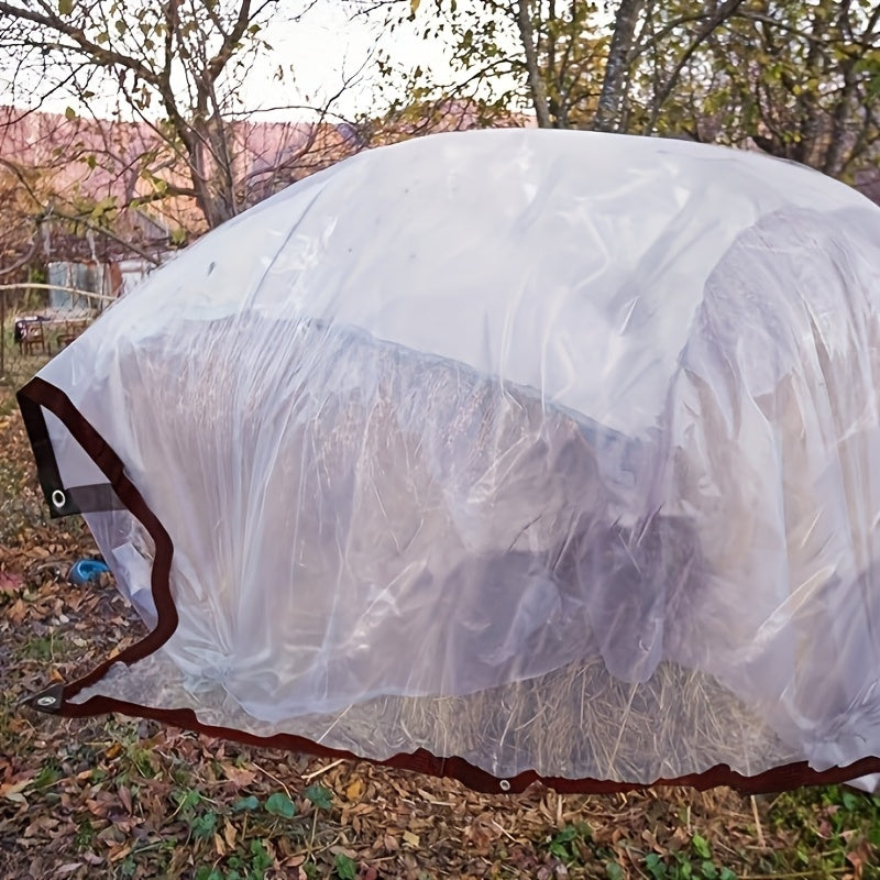 Waterproof Tarp with Grommets for Garden Patio Camping and Storage