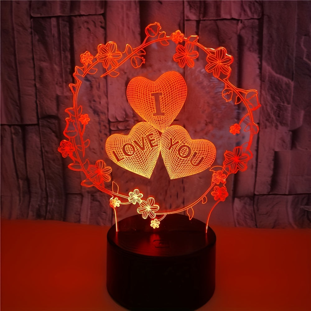 3D LED Light Art Decor for Festivals and Gifts
