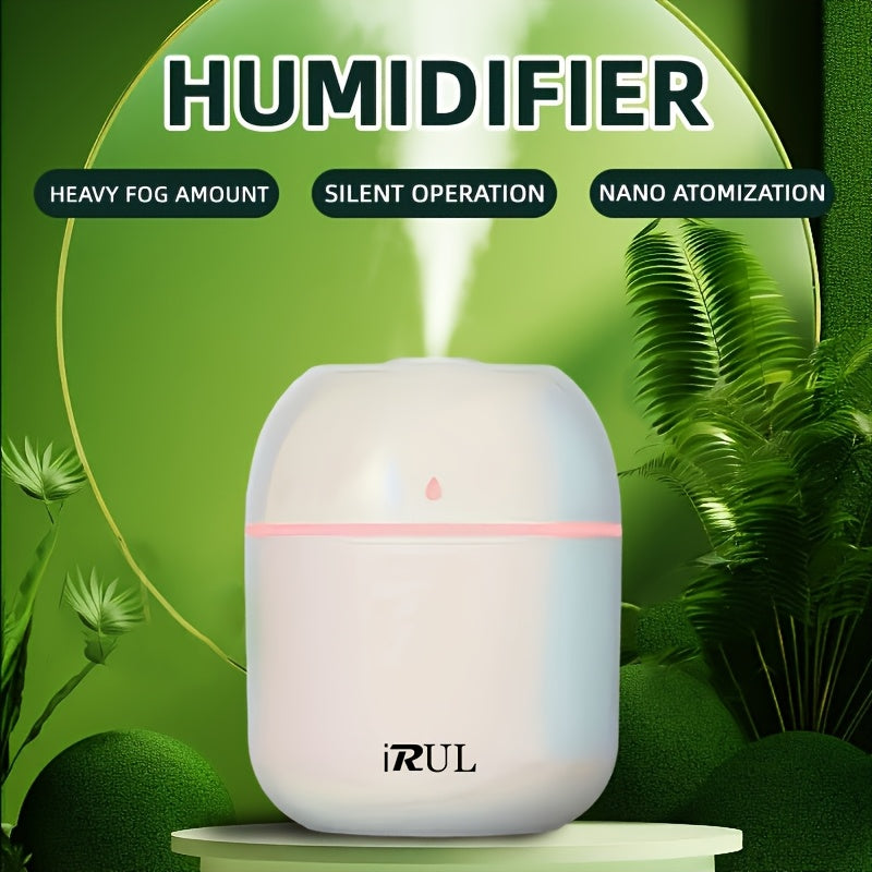 Portable USB Aromatherapy Humidifier with Color Light for Desktop and Car