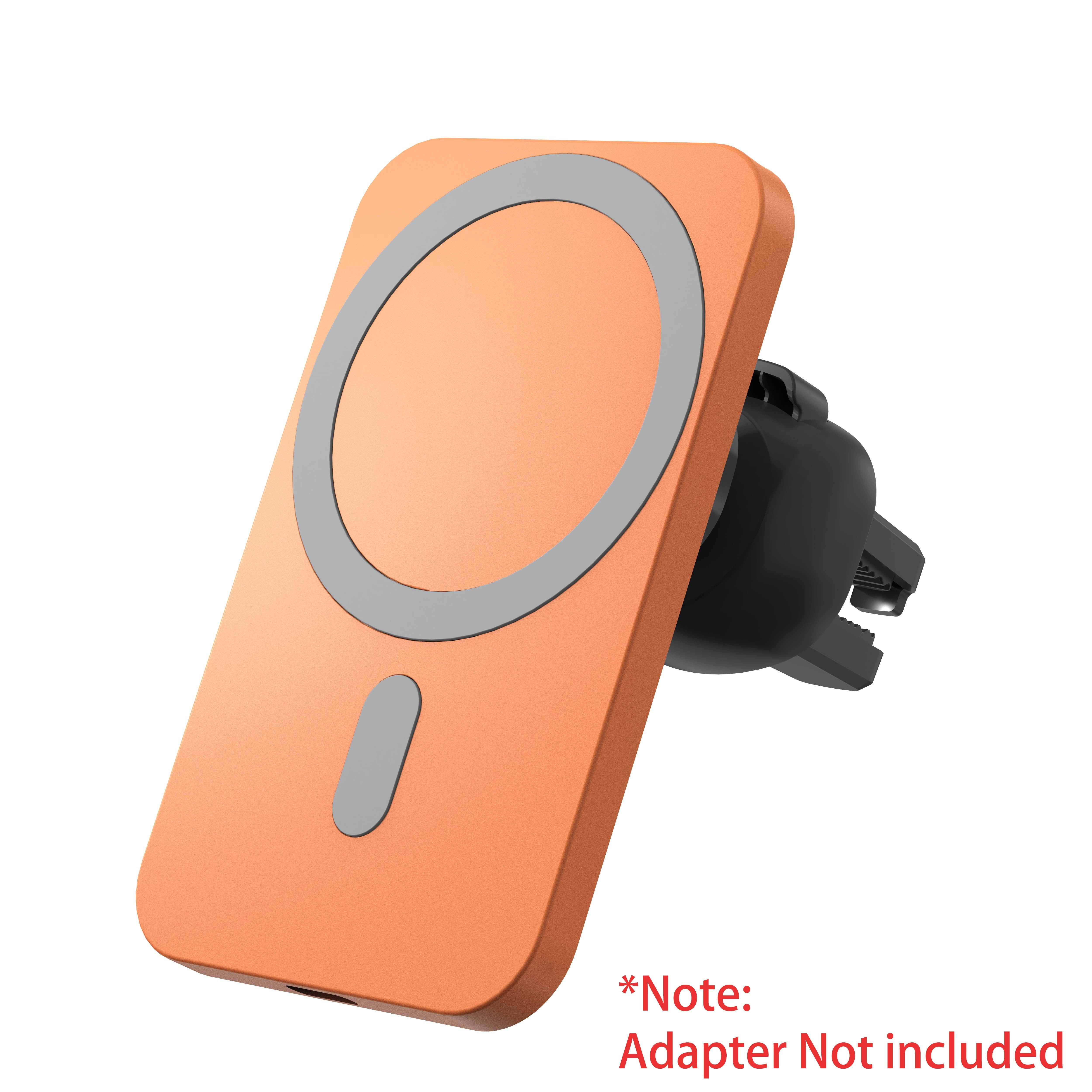 Soporte universal para coche con carga inalámbrica magnética de 15W para iPhone 12-16 con fuerte succión