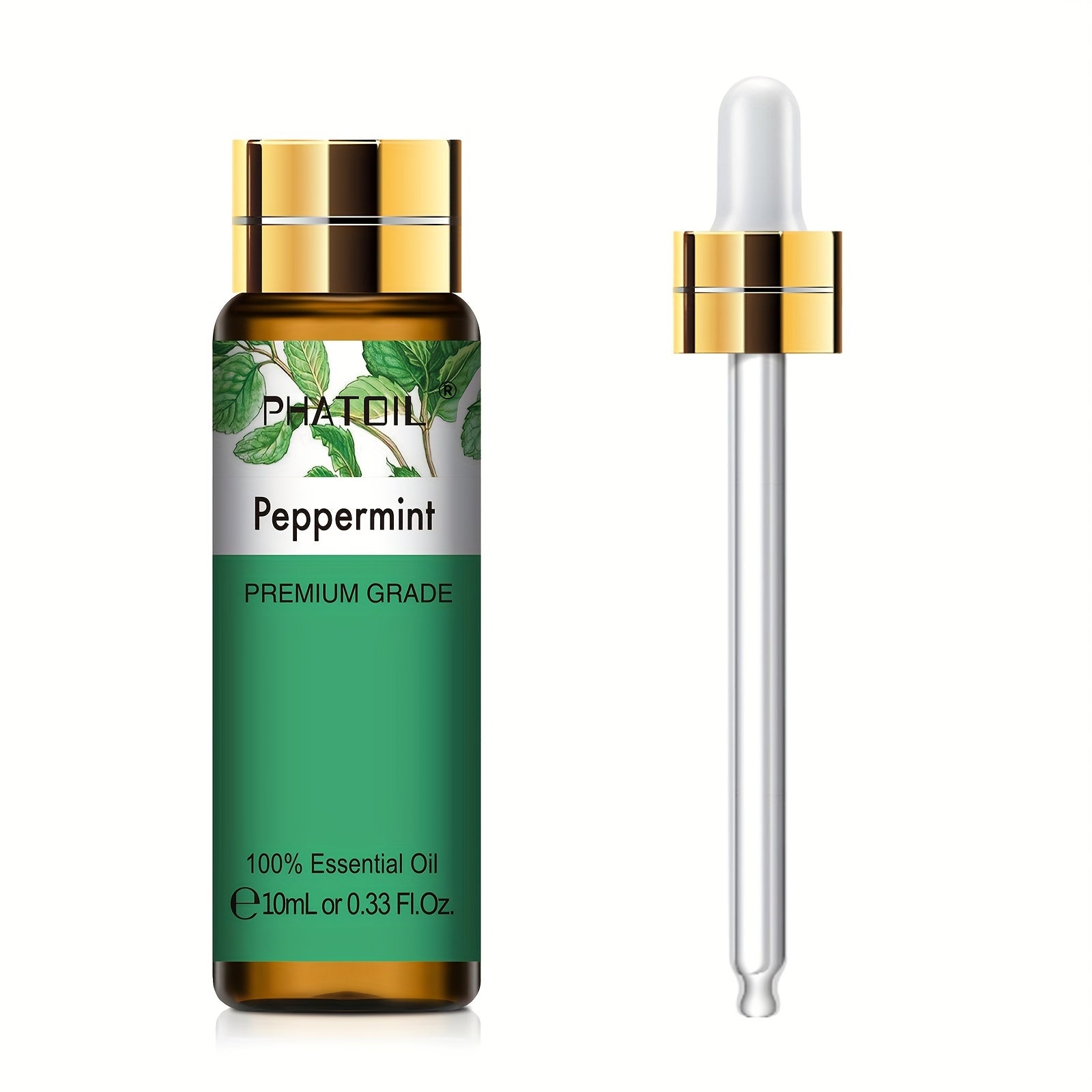 PHATOIL Efir moyi Yagona 10ml - Kayfiyatni ko'taruvchi aromaterapiya suvi, ko'p maqsadli foydalanish, yuqori sifatli, oqmas, UV nurlanishiga chidamli - 1 shisha