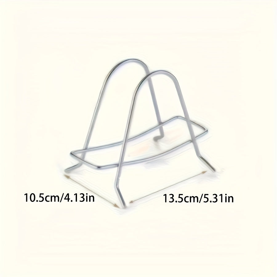 Kichik zanglamas po'latdan yasalgan oshxona tashkilotchisi - To'g'raladigan blok va qozon qopqog'i ushlagichi uchun tartibli ish stoli saqlash