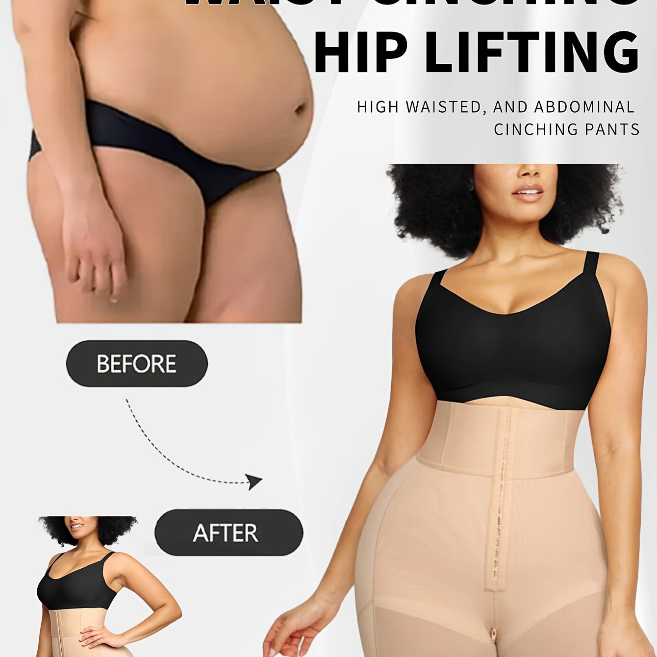 High Waisted Lace Shapewear Shorts for Women Breathable Slimming Underwear Solid Color