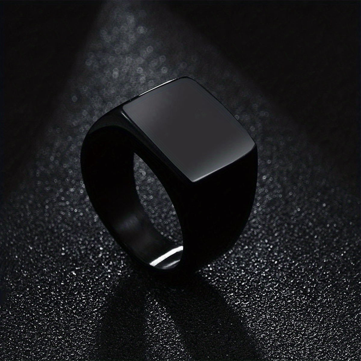 Plain Stainless Steel Ring for Men, Simple Fashion Jewelry, Durable and Stylish