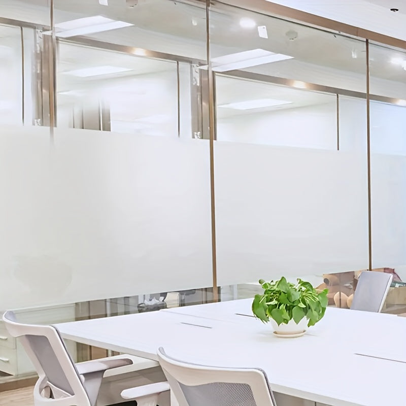 Frosted Glass Privacy Film for Windows UV Protection Heat Control Electrostatic Adhesive