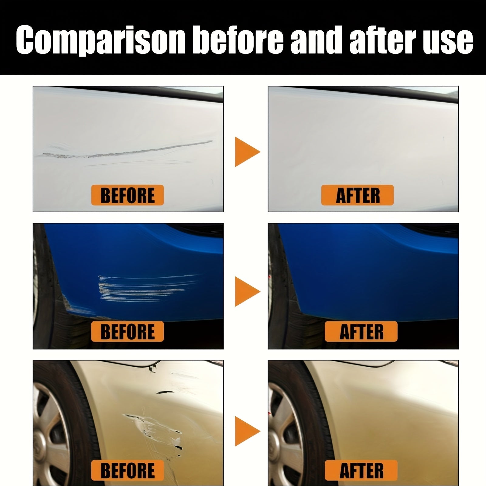 Universal Car Scratch Repair Kit Plastic Auto Scratch Remover