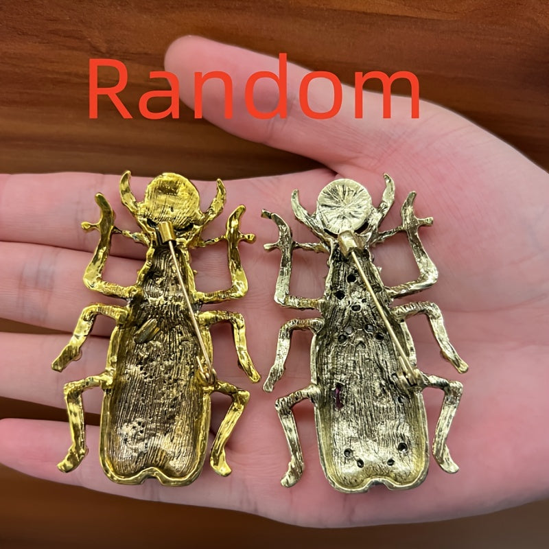 Sparkling Rhinestone Spider Brooch for Hats Scarves and Pants