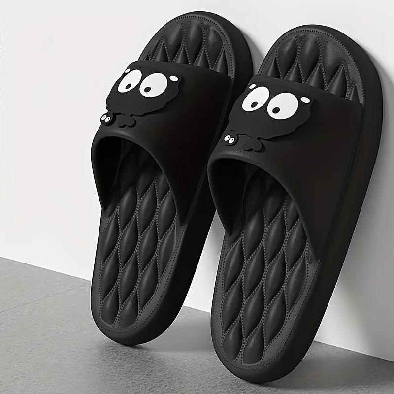 Мультяшный дизайн медведя EVA тапочки для пар, нескользящие, легкие, для дома и улицы, лето, повседневные, бежевые и коричневые