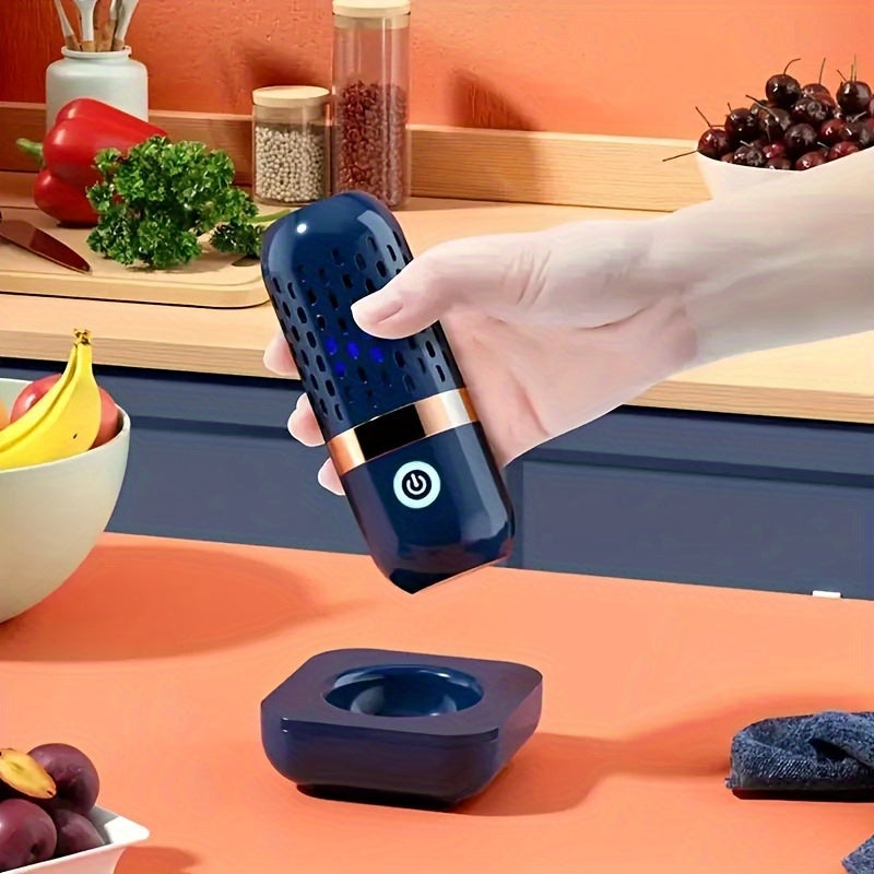 USB orqali zaryadlanadigan meva va sabzavot tozalagichi OH Ion Texnologiyasi bilan - 3000mAh litiy batareyasi, ABS materialidan tayyorlangan tozalagich, ≤36V avtomatik mahsulot yuvish mashinasi ajratiladigan dizayn bilan.