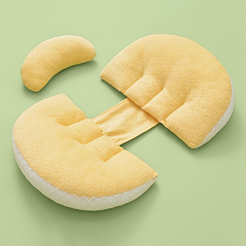 Pregnancy Cushion U-Shaped Waist Support for Side Sleeping Belly Relief Maternity Comfort