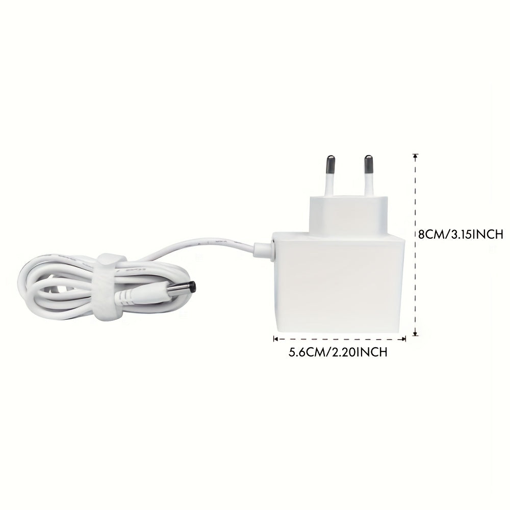 GEO Quvvat Manbai Adapteri 6W-24W, 9V-12V, 0.5A-2A, AC dan DC ga, 5.5mm*2.1mm*10mm, Devorga o'rnatiladigan Zaryadlovchi O'rnini Bosuvchi Kabel, Yevropa Standarti Ustuni, Kamera, LED Lenta, Dinamik uchun Yengil Dizayn.