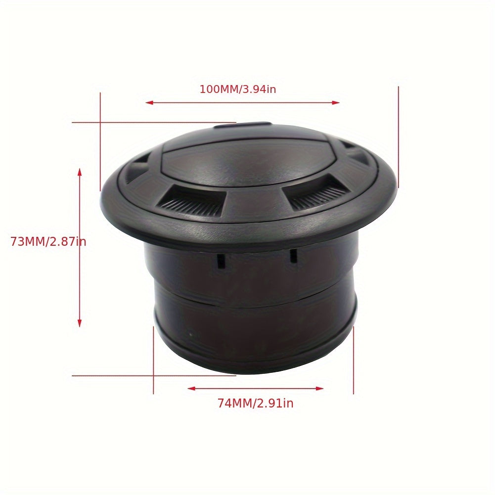 Circular Air Outlet for RV Bus Air Conditioning Duct Without Battery