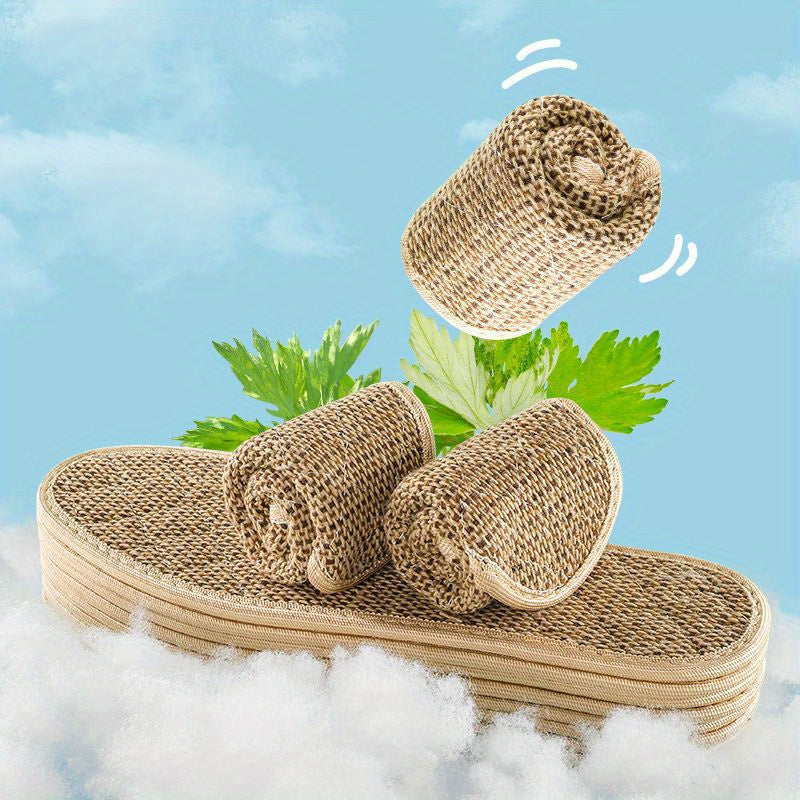 Men Women Brown Breathable Insole Comfort Pads Sizes 35-45 (22.86-27.0 cm) 2 Pairs