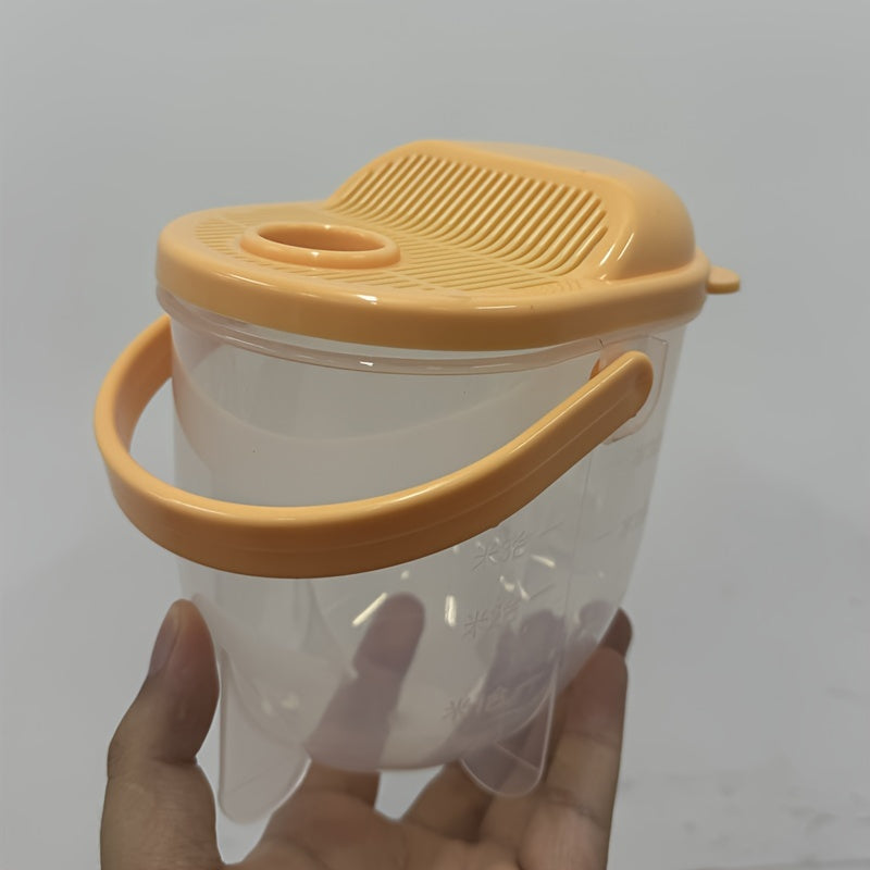 Avtomatik guruch yuvish mashinasi 1 dona don tozalash qurilmasi, teshikli kolander, savat bilan