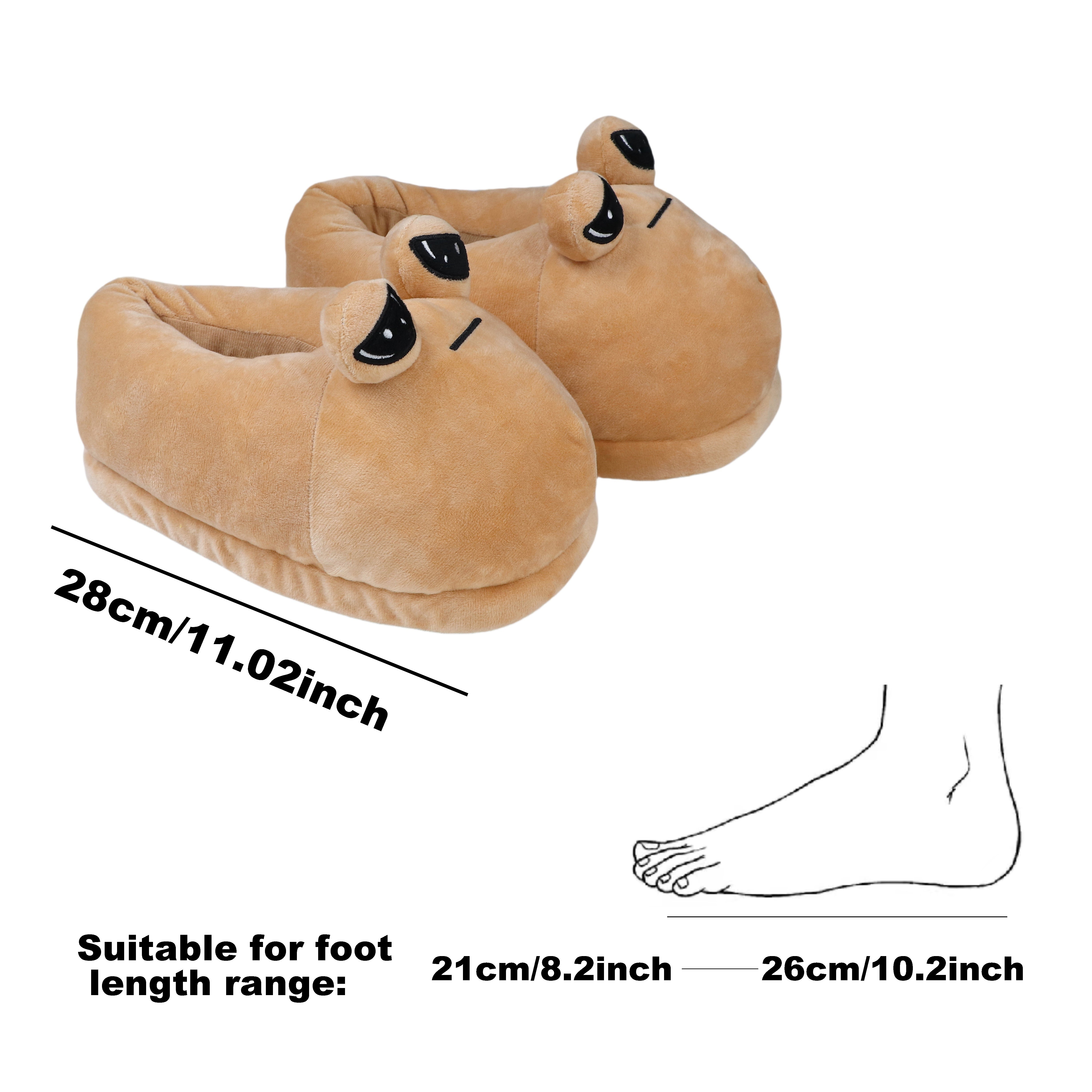 Girls Plush Lined Cute Frog Slippers Indoor Indoor Slippers