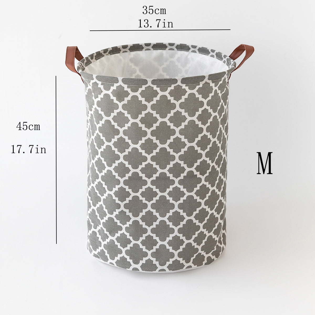 cesta de ropa de tela de estilo retro con tapa impermeable multifuncional para ropa y almacenamiento