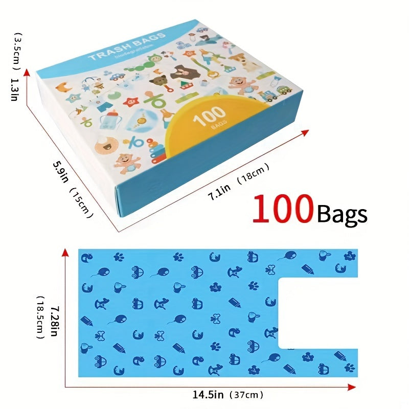 Diaper Disposal Bags for Bedroom Kitchen Garden Car Waste 50 Pack