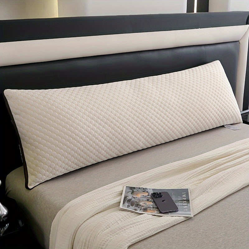 Orqa tomon va qorni uchun massaj funksiyali uzun to'qilgan tanali yostiq