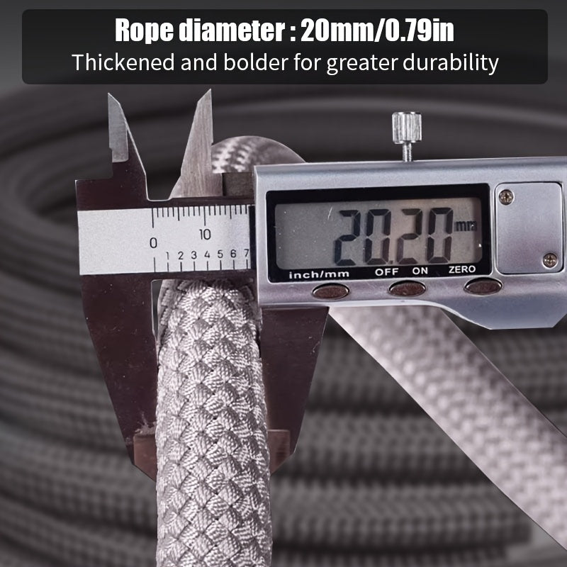 Juego de cuerda de remolque para SUV todo terreno de alta resistencia con ganchos en U y bolsa de almacenamiento, capacidad de 33,000 g