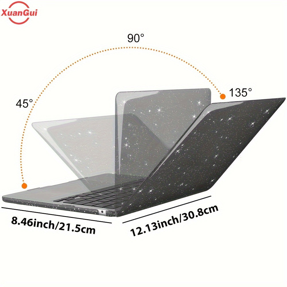 Glitter Star Waterproof Hard Shell Laptop Case for MacBook Models