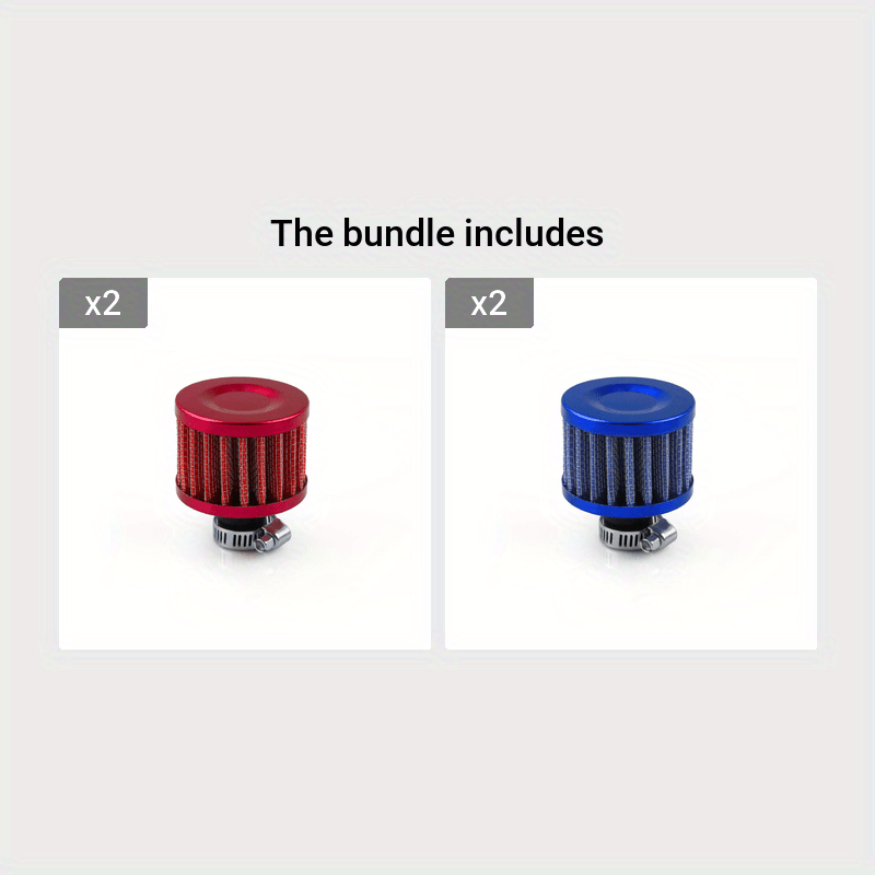 Universal Car Air Filter 12mm Cold Intake Mini Breather Filters