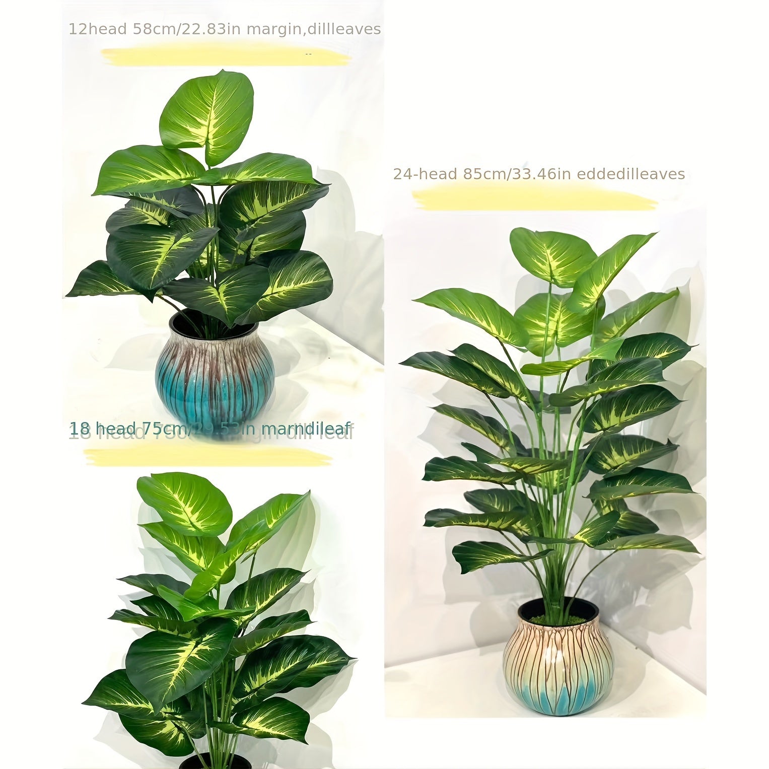 Realistic Artificial Dandelion Plant for Home Office Decor No Maintenance