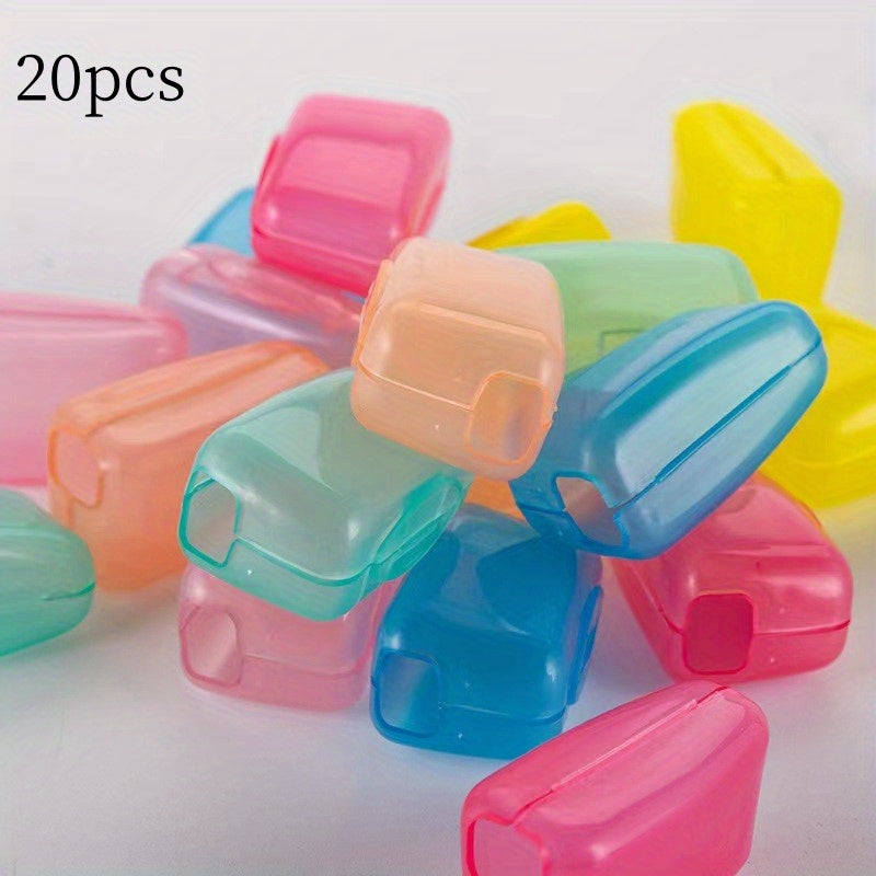 10Pcs Toothbrush Head Covers Portable Toothbrush Protectors Travel Cases