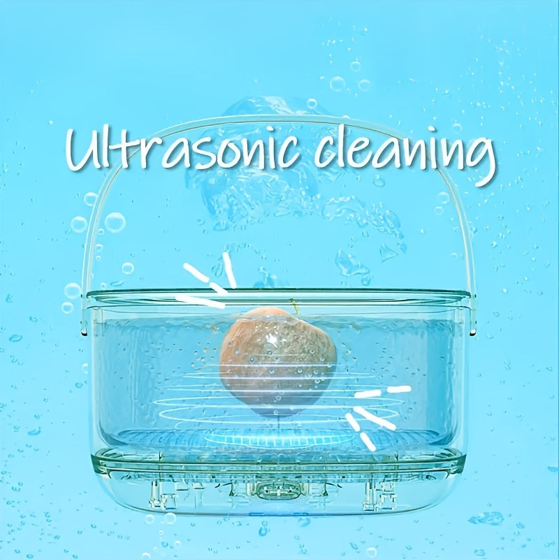 Portable USB Vegetable Fruit Washer Basket Large Capacity White PP Chemical-Free Auto Purification