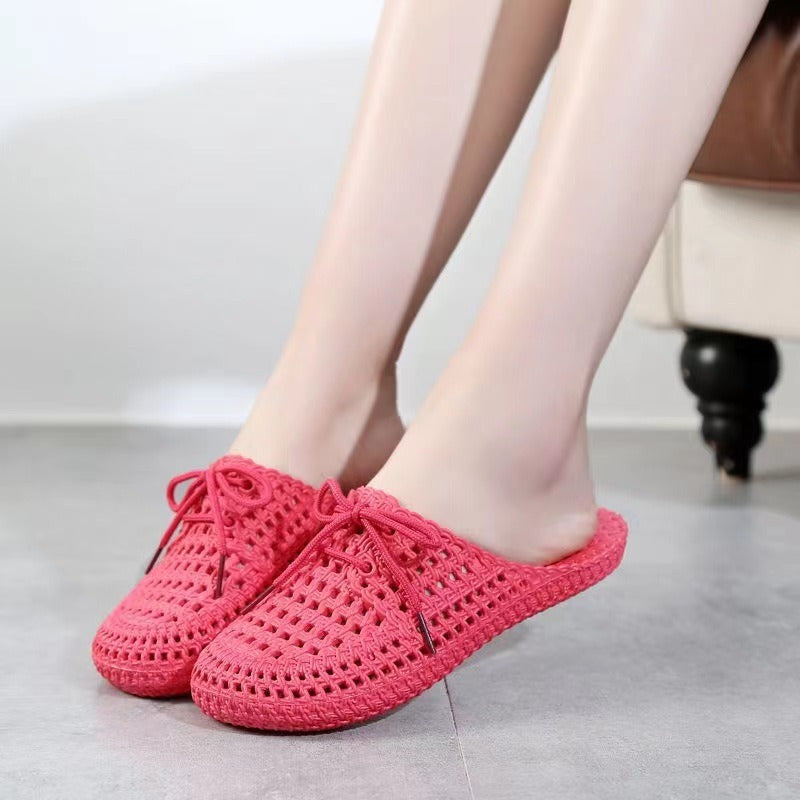Women's Breathable Lace-Up Flat Shoes Comfortable Fashion
