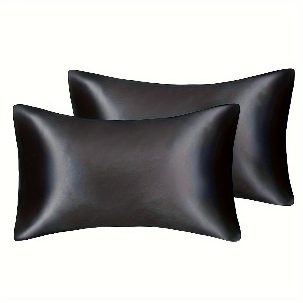 Double-Sided Summer Silk Pillowcase with Viscose Core, Smooth and Silky Feel