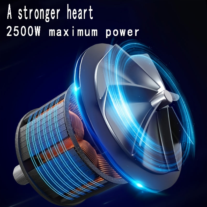 30 Piece Electric Polisher Set with 157-Inch Power Cord and 2500W Max Power for Home Decoration and Power Tool Use