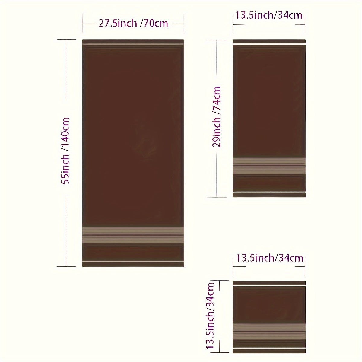 Juego de toallas de algodón de lujo de 8 piezas para hotel, spa, baño y lavado de manos