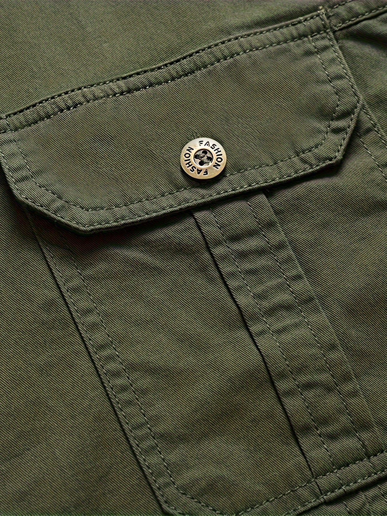 Мужская хлопковая повседневная рубашка с длинным рукавом, однотонная, свободного кроя, с лацканами, карманами, для весны и осени