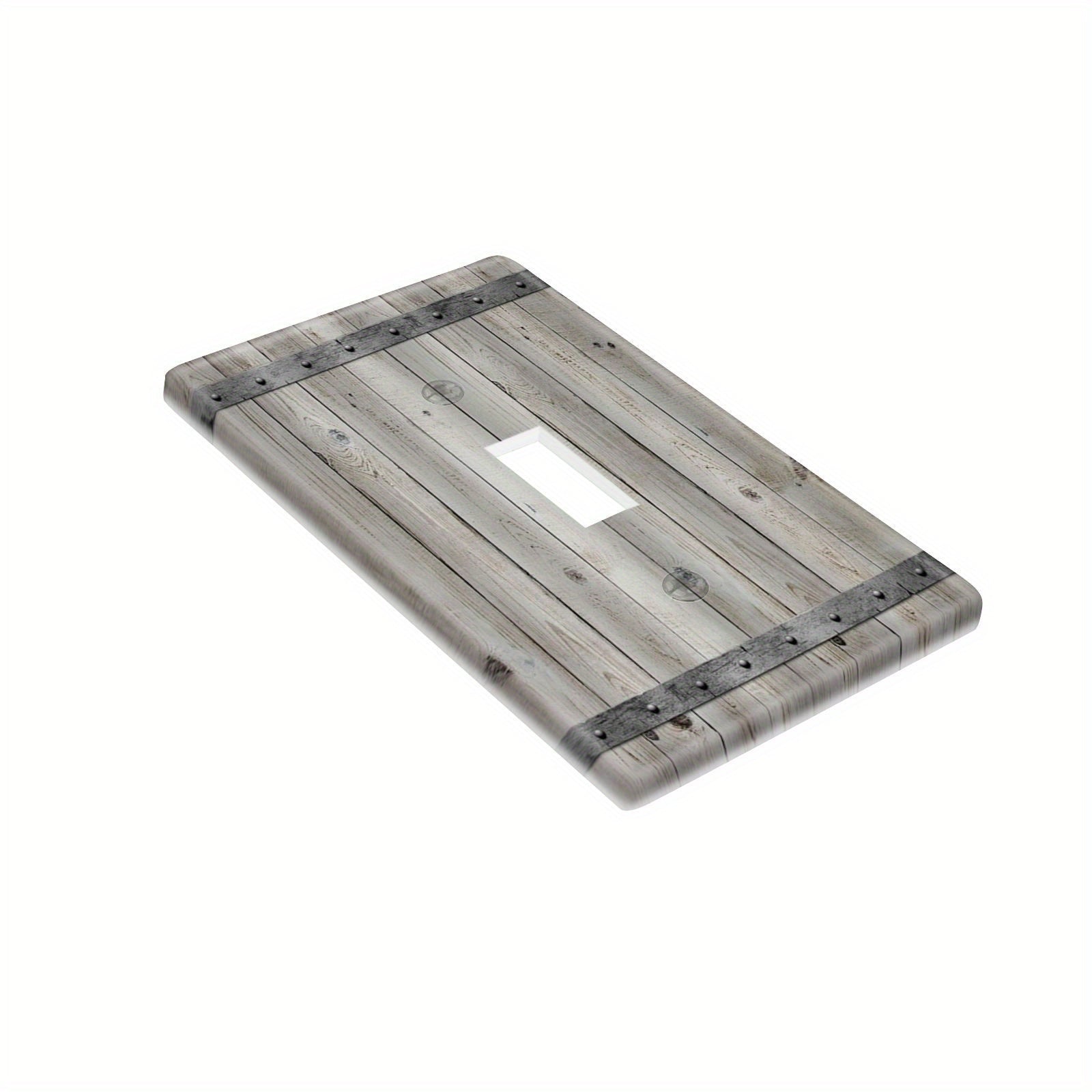 Rustic Wooden Light Switch Cover for Home Kitchen Bathroom Decor