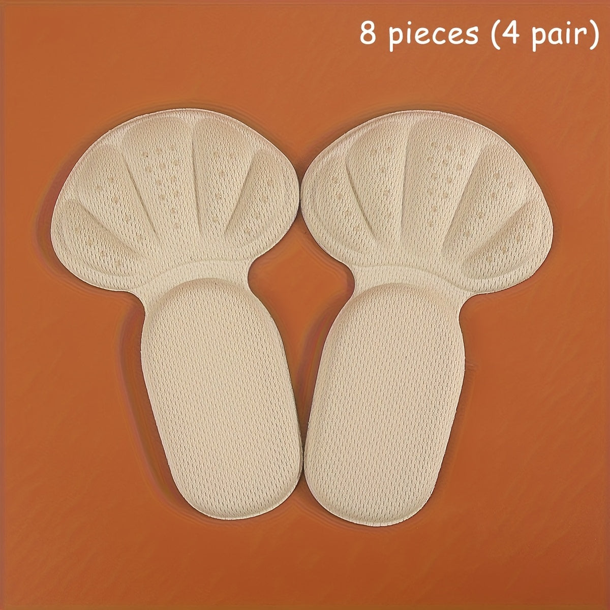 Unisex Soft TPE Heel Cushions Non-Slip Breathable Adjustable Size Set