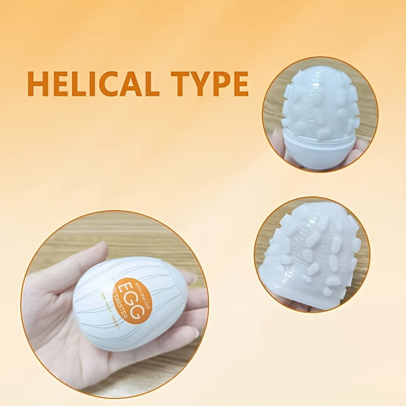 Men soft flexible pocket masturbator egg for male pleasure