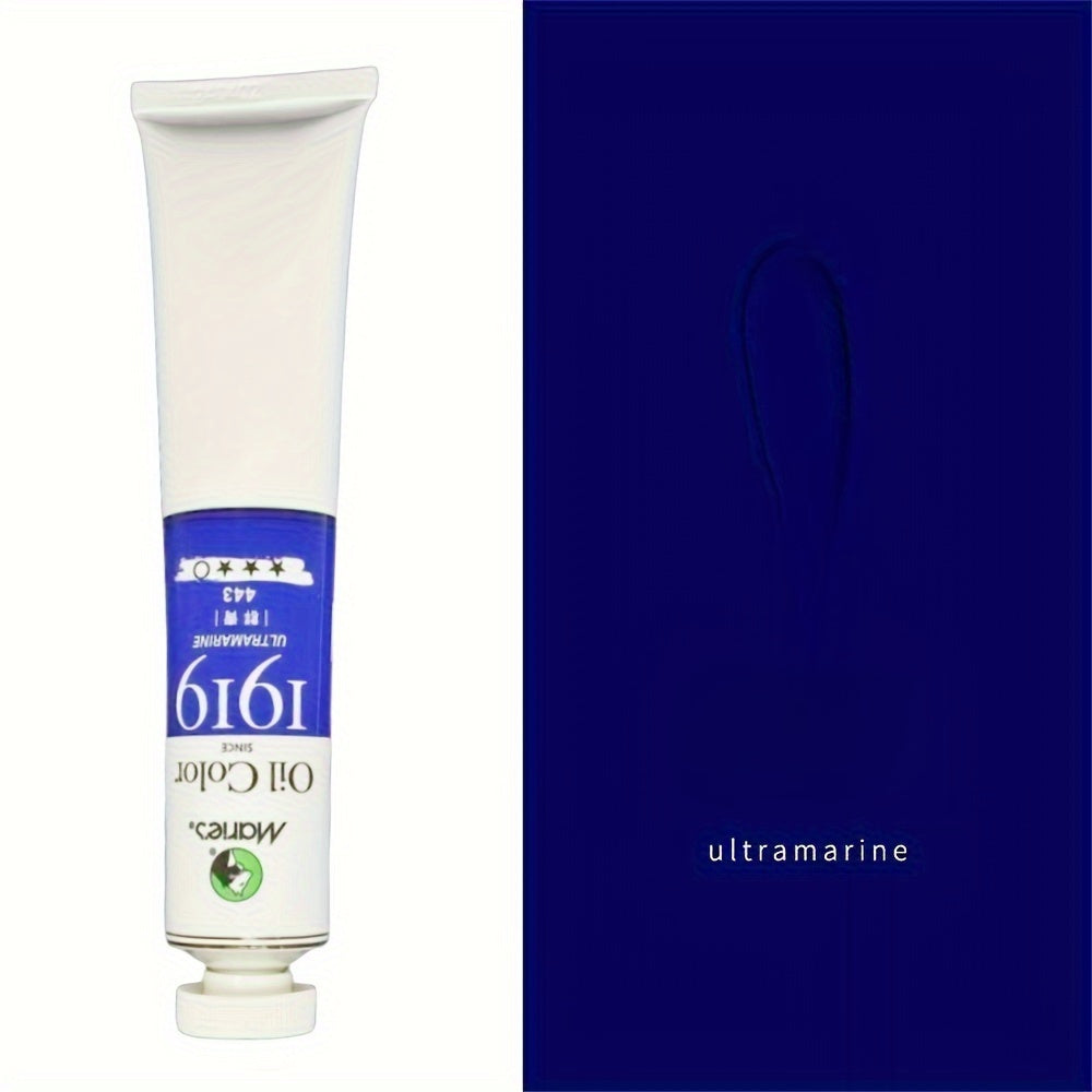 50ml White Oil Paint Tube for Canvas and Graffiti Art Professional Artist Grade