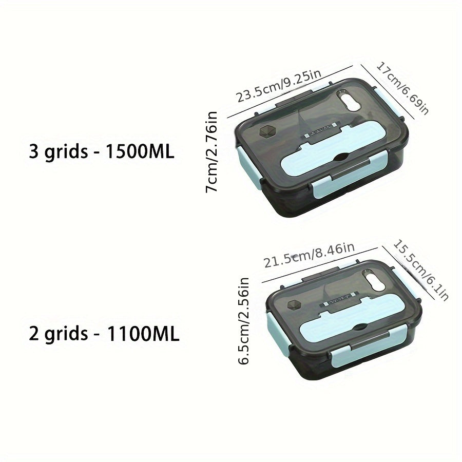 Microwave-Safe BPA-Free Plastic Lunch Box Leakproof Durable for Travel Camping Office