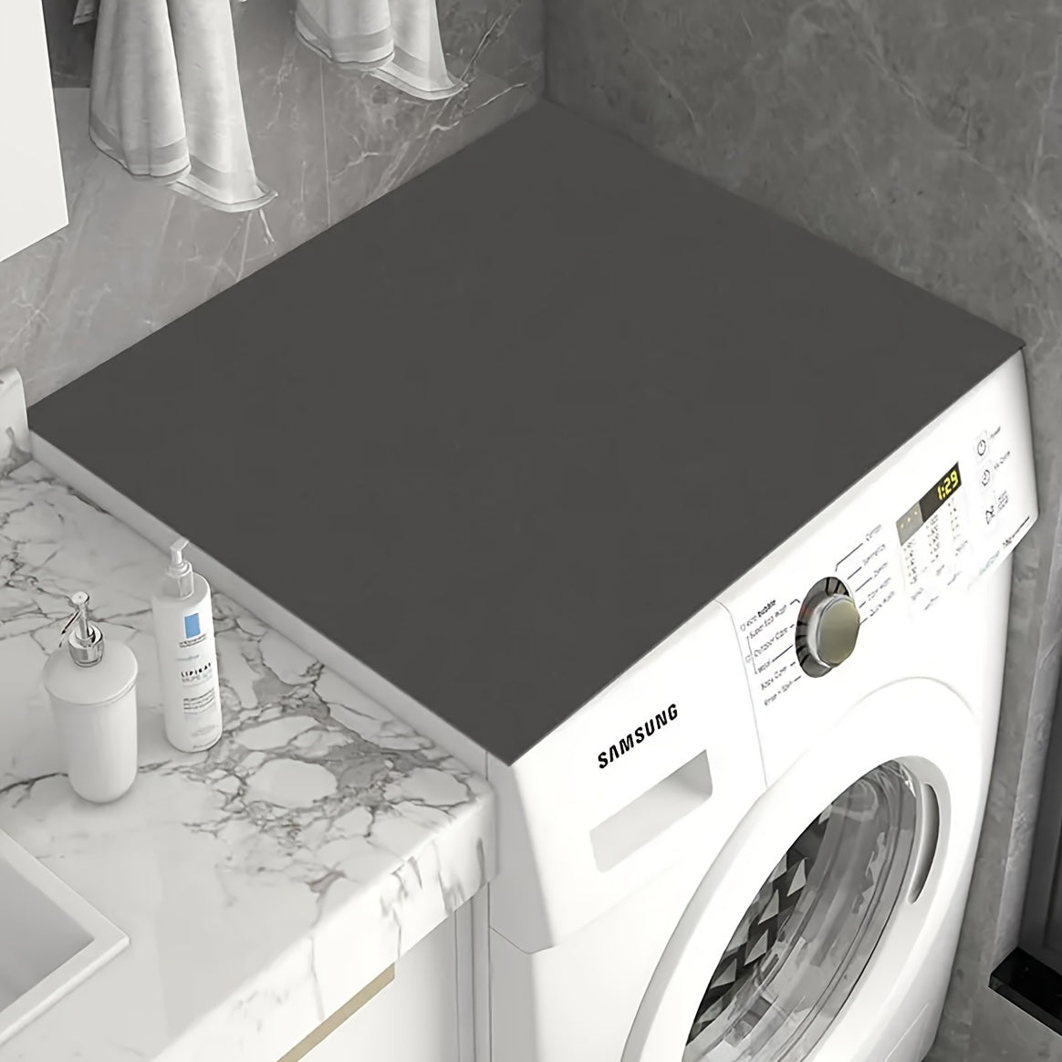 Washing Machine Top Cover Non-slip Dust Cover for Drum Protects Machine