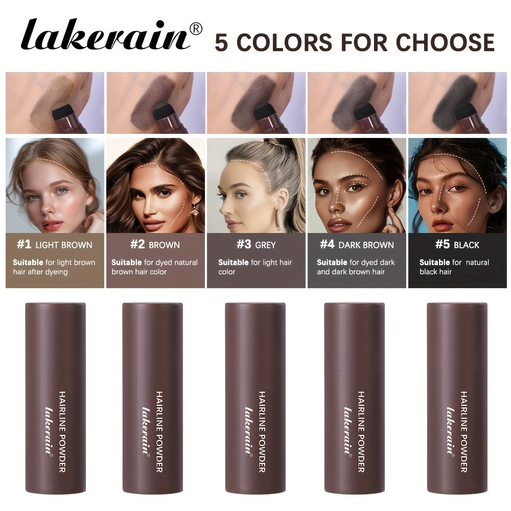 Unisex Hairline Powder Stick Waterproof Long-Lasting High Coverage for Normal Hair