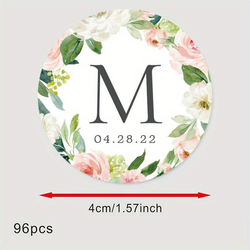 Personalized Bridal Shower Labels Custom Thank You Stickers Name and Date Recyclable Matte Finish